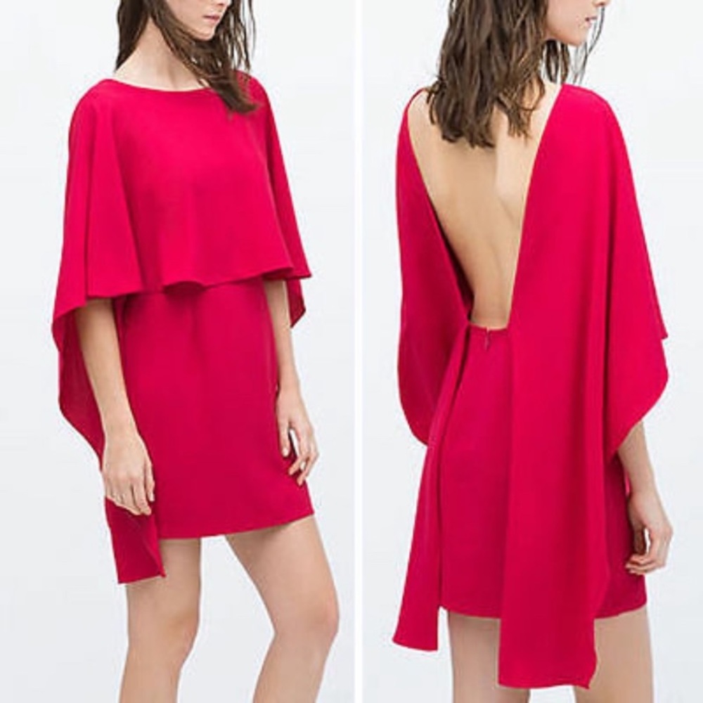 Gorgeous NWT Zara Woman Cape Dress